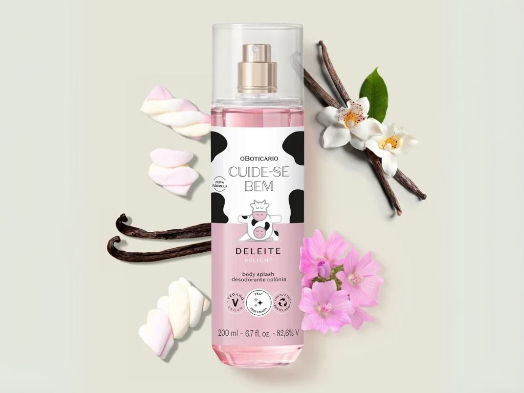 Cheiro do Body Splash Cuide-Se Bem Deleite