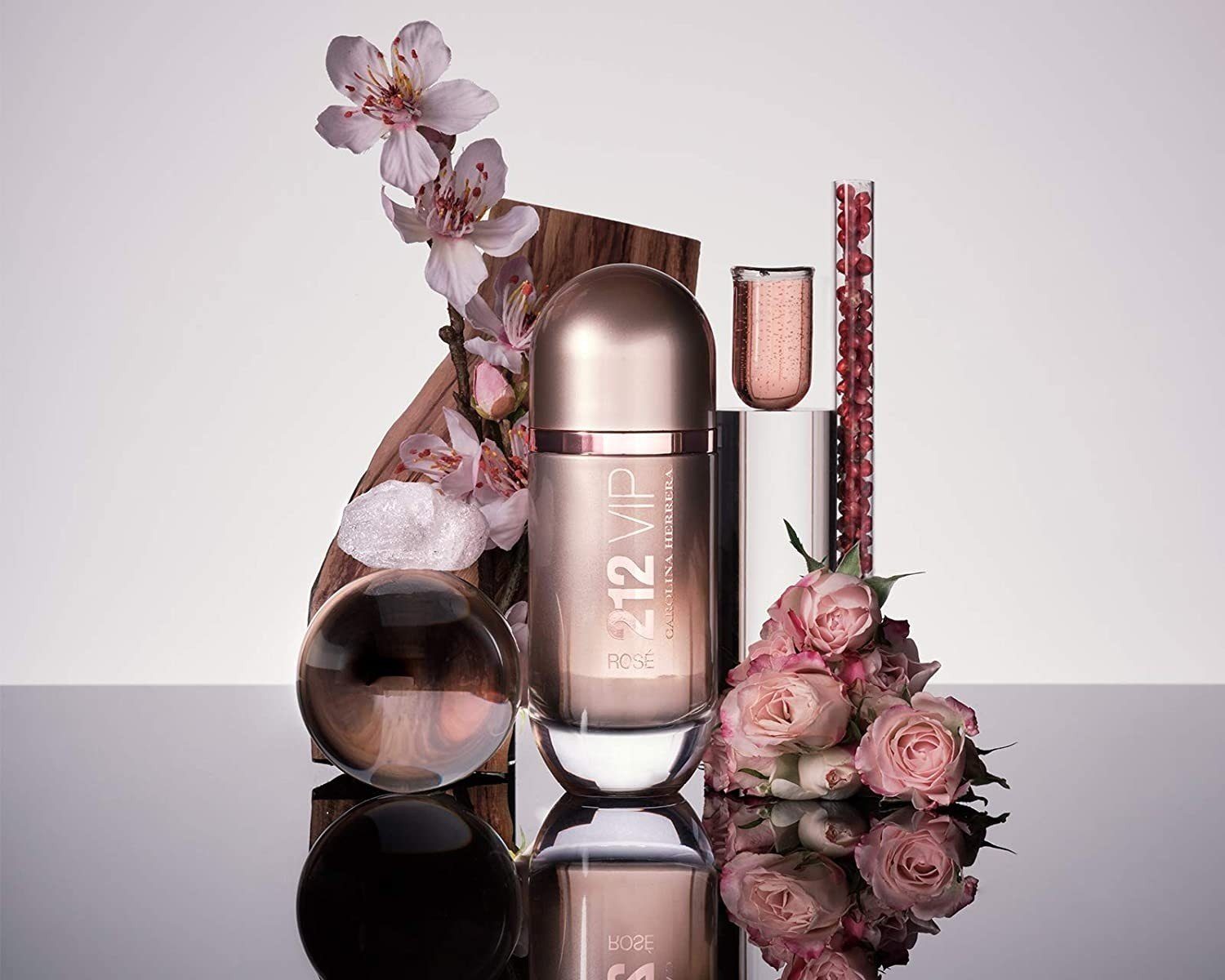 PERFUME CAROLINA HERRERA 212 VIP ROSÉ FEMININO EAU DE PARFUM