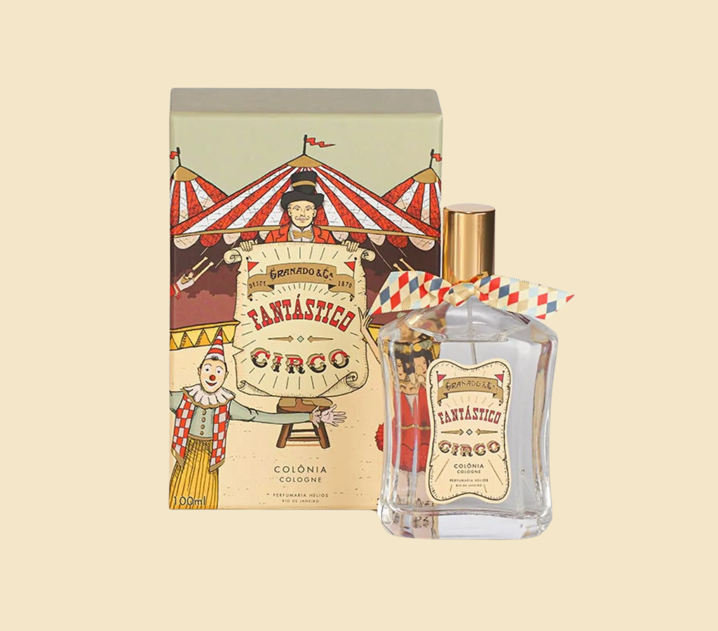 Fantástico Circo da Granado combina com o creme hidratante Lily