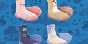 Meias infantis com sola são a nova aposta da Pimpolho
