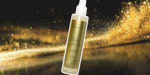 O Body Splash da Giovanna Baby com nanopartículas de Ouro (ou será glitter)