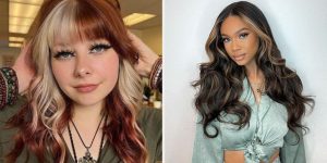 mechas frontais tendência