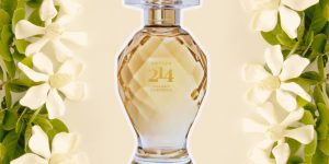 Fragrância irresistível do 214 Golden Gardênia, parece importado