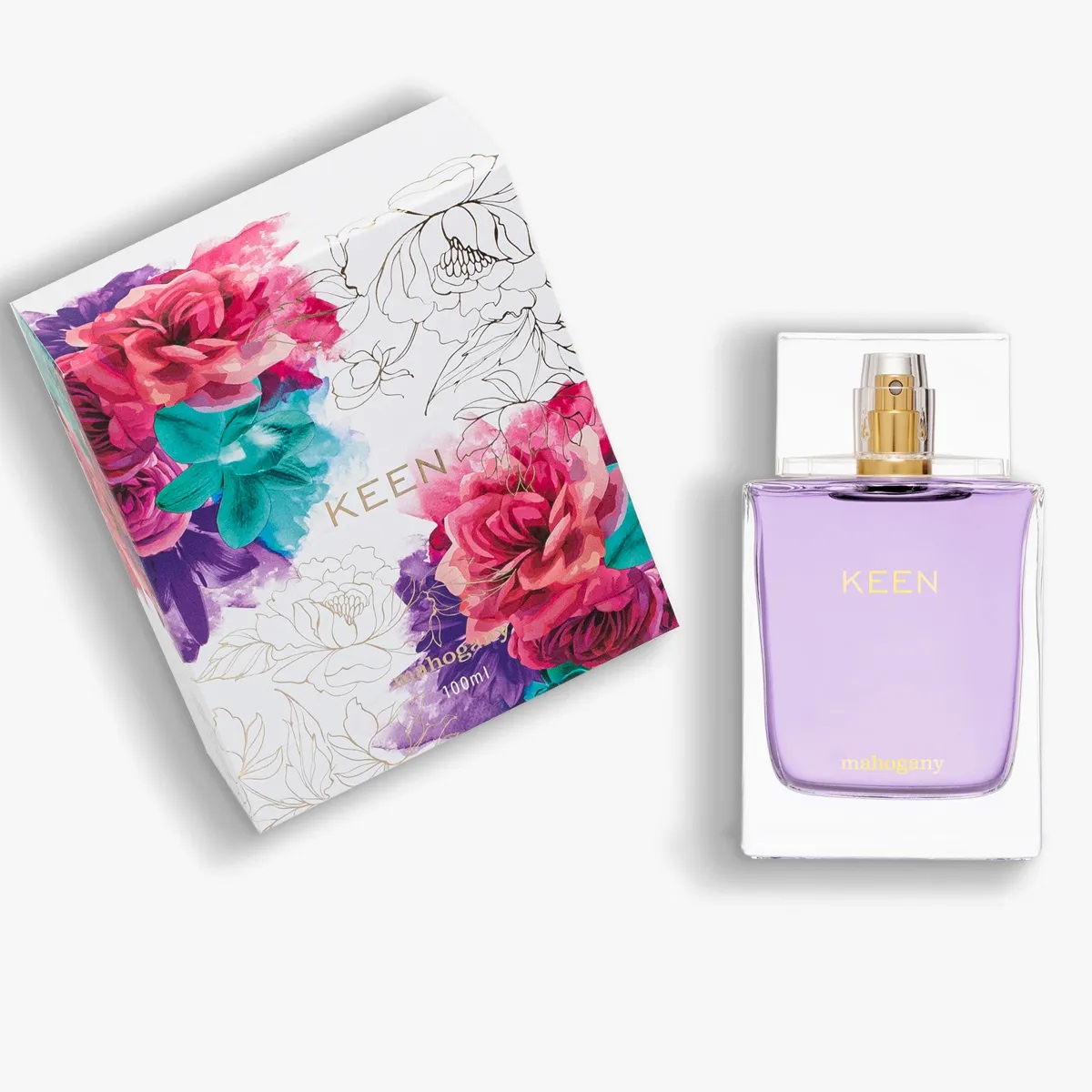 KEEN FRAGRÂNCIA DESODORANTE CORPORAL MAHOGANY