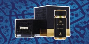 Frascos de diferentes perfumes masculinos árabes