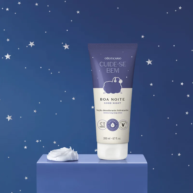 Loção Desodorante Hidratante Corporal Cuide-se Bem Boa Noite