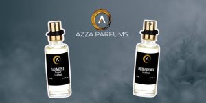 Frascos de perfumes masculinos da Azza Parfums