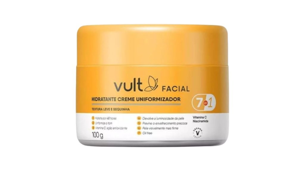 Hidratante Facial Creme Uniformizador Vitamina C - Vult
