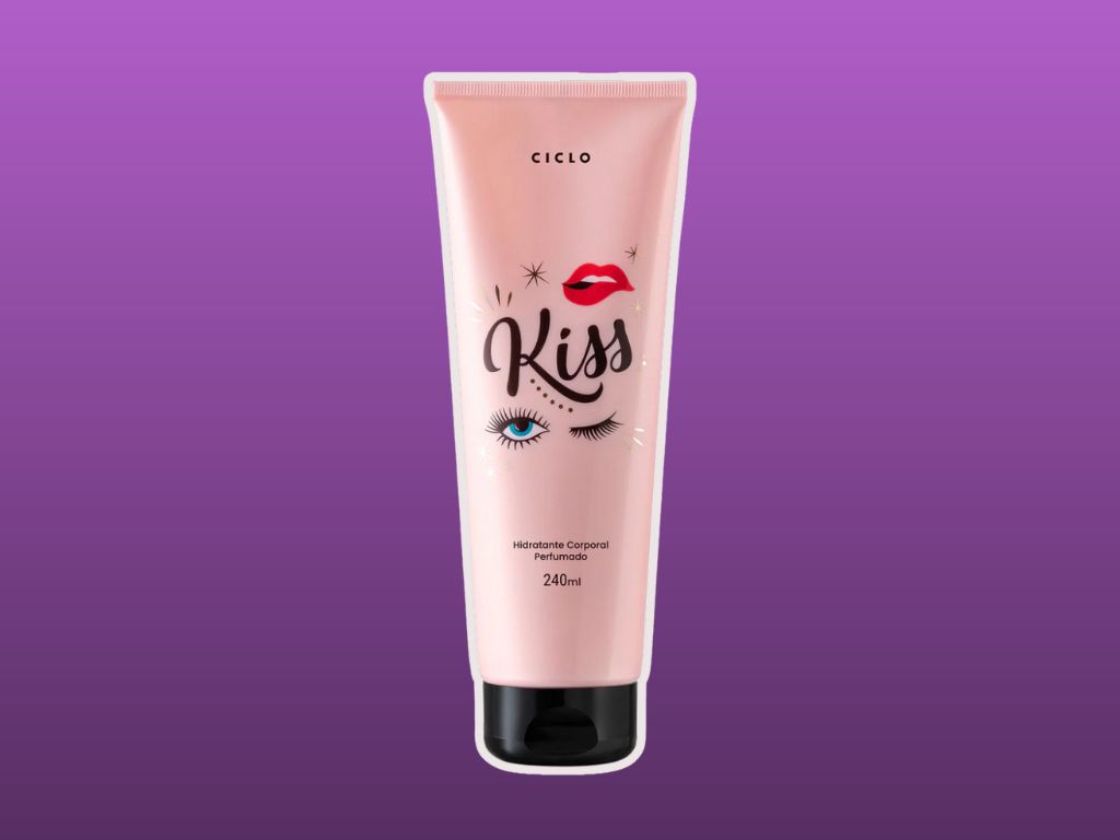 Loção Hidratante Kiss da Ciclo Cosméticos é um dos hidratantes doces