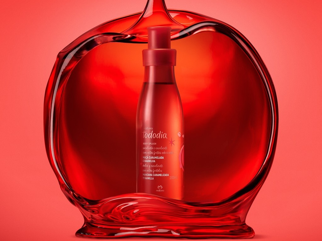 Body Splash Tododia Maçã Caramelada e Baunilha