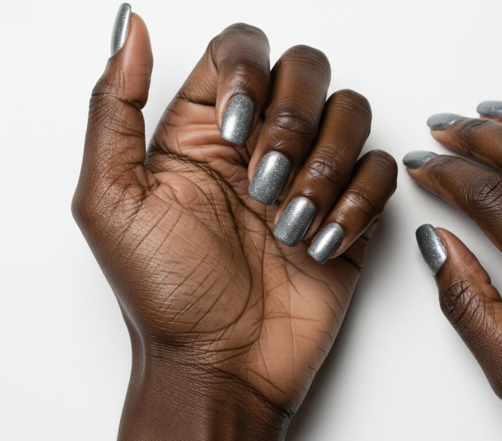Unhas cinza